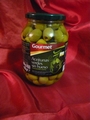 Groene ontpitte olijven met kamille 800g/420g